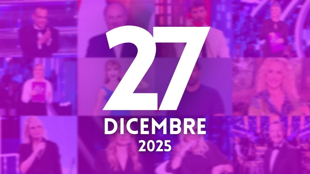 notizie ascolti tv 27 dicembre 2025