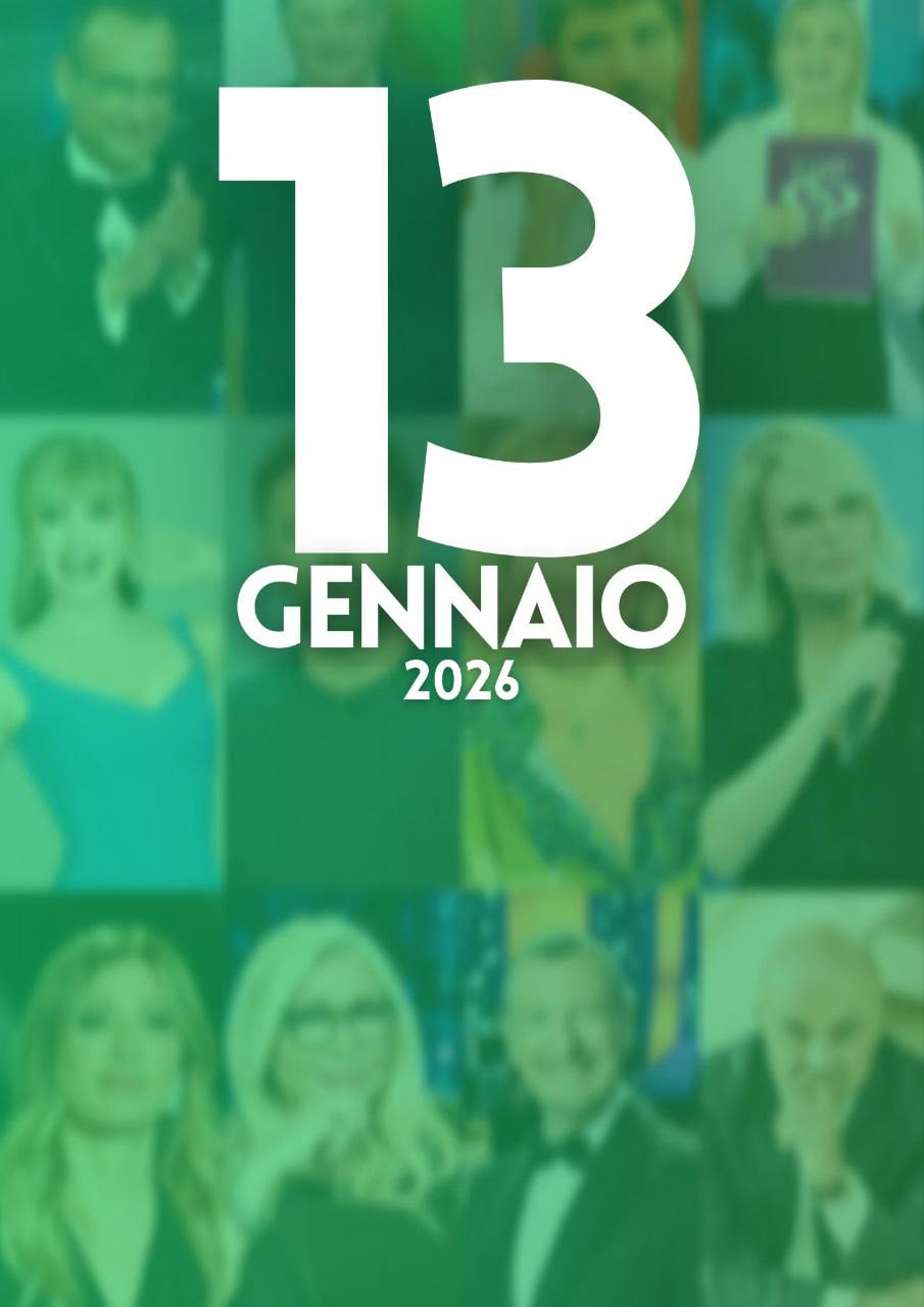 ascolti tv notizie 13 gennaio 2026