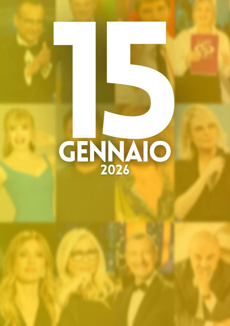 ascolti tv notizie 15 gennaio 2026