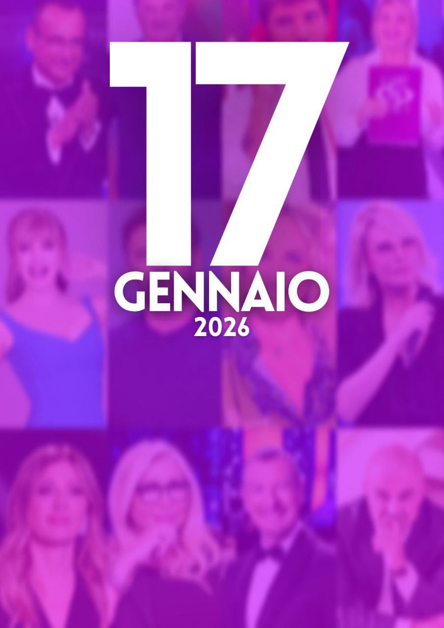 ascolti tv notizie 17 gennaio 2026