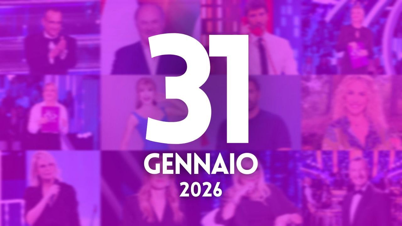 ascolti tv notizie 31 gennaio 2026