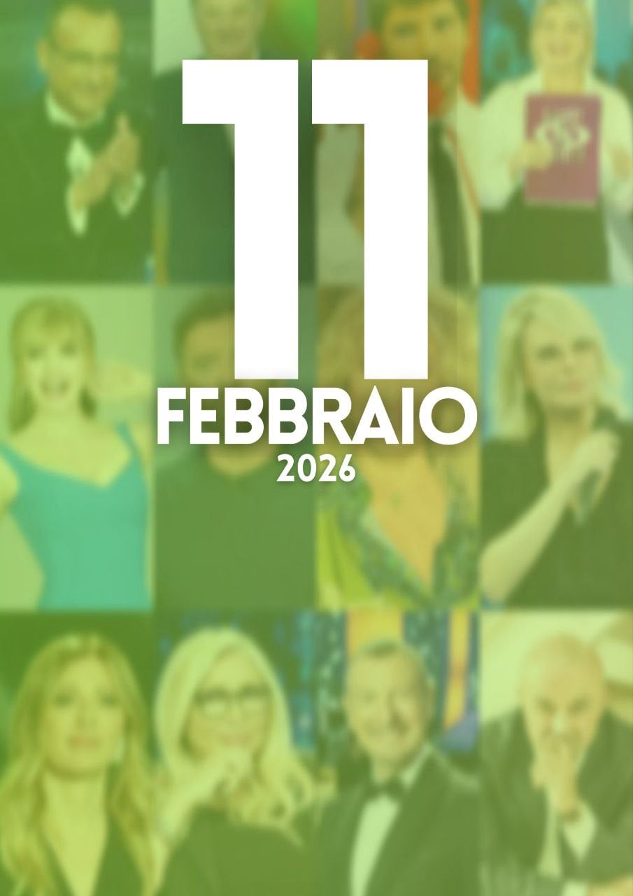 ascolti tv notizie 11 febbraio 2026