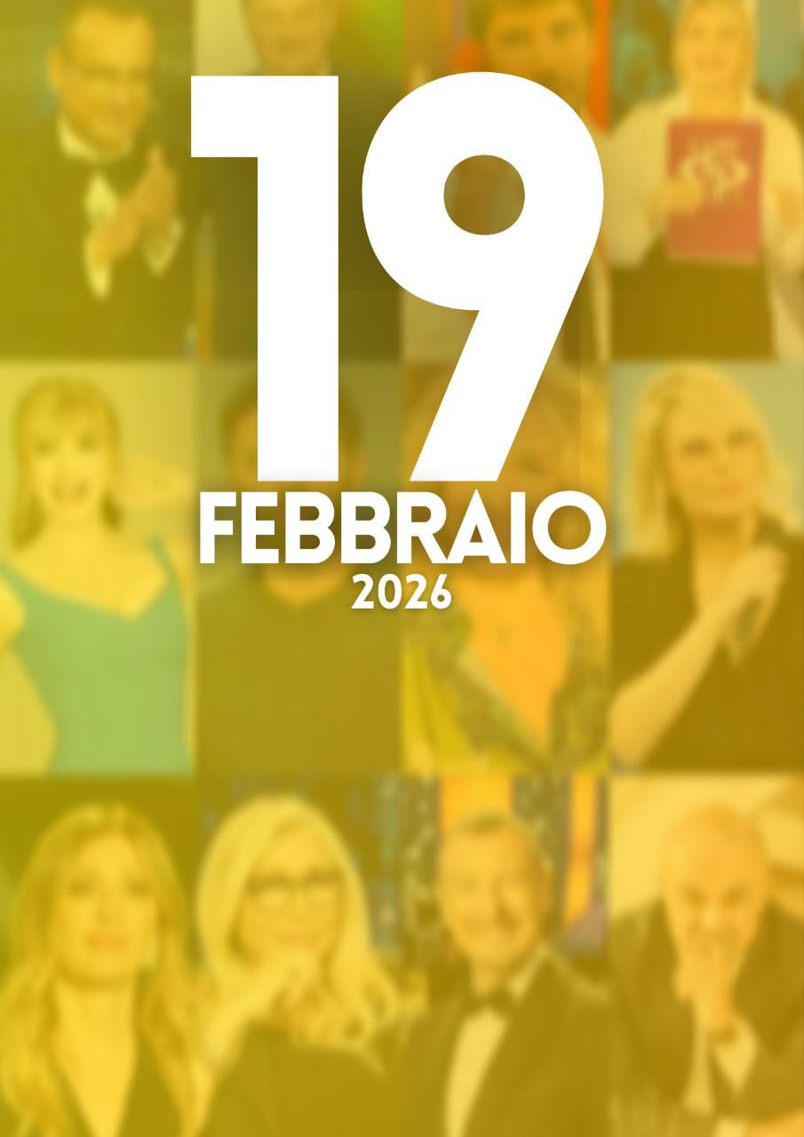 ascolti tv notizie 19 febbraio 2026