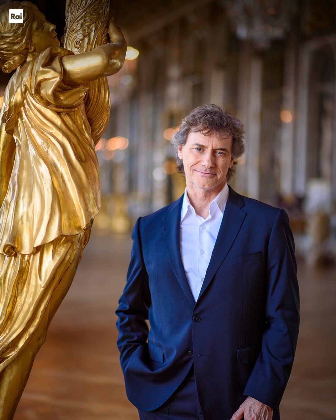 Alberto Angela Versailles piano sequenza - Foto: Barbara Ledda